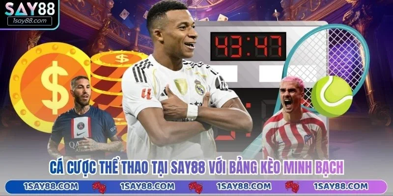 Cá cược thể thao tại Say88 với bảng kèo minh bạch