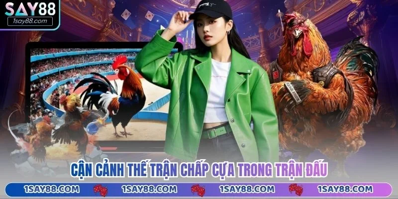 Cận cảnh thế trận chấp cựa trong trận đấu